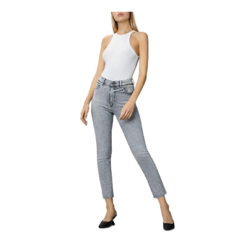 NEW DL1961 Bella Slime High rise Vintage gray jeans size 26